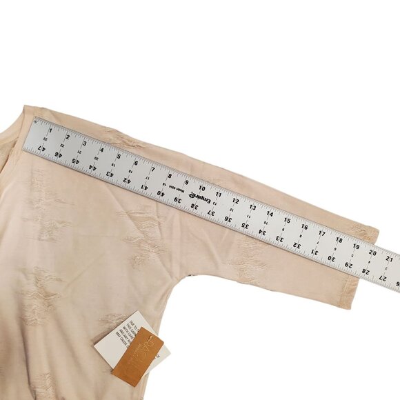 Rachel Roy Distressed Crop Sweatshirt Womens Small - Picture 11 of 13